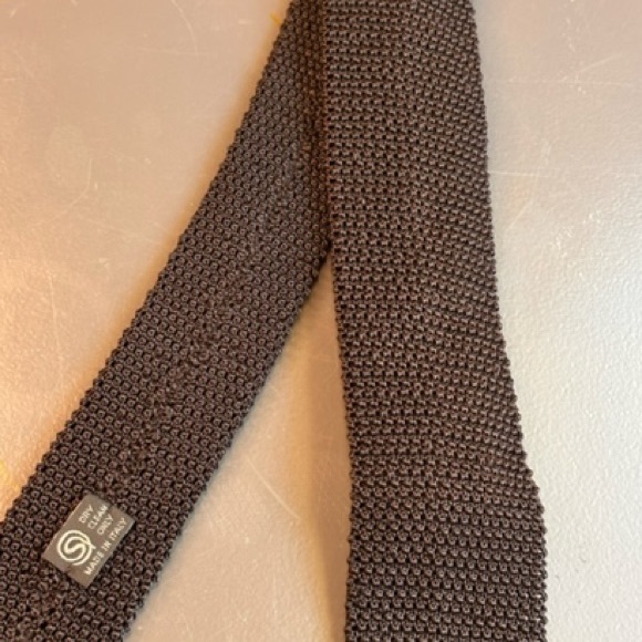 3 Black Silk Knit Ties - BUNDLE - Picture 4 of 6